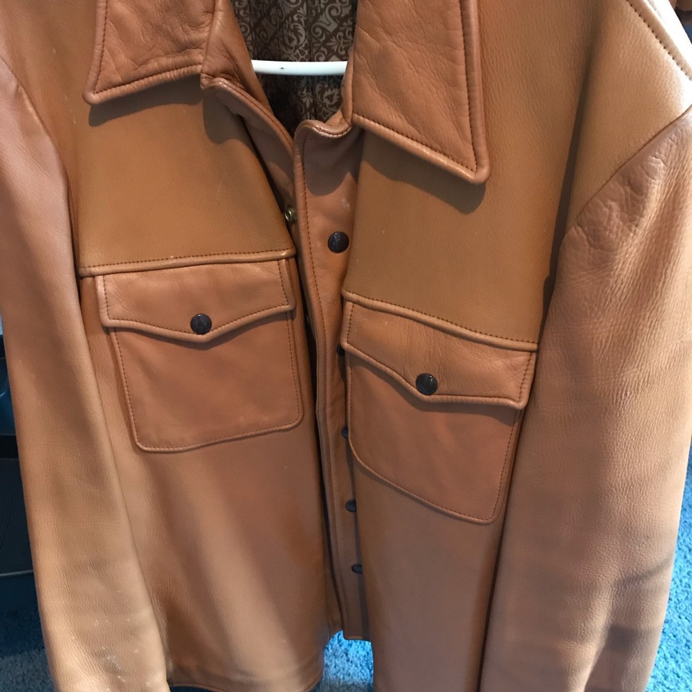 Vintage leather coat